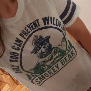 Smokey Bear White T-Shirt
